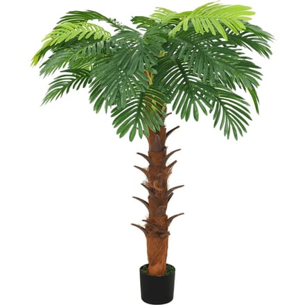 vidaXL Kunstplant met pot cycaspalm 160 cm groen