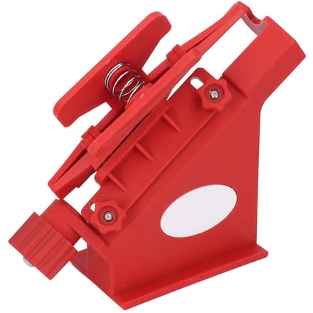 Verstelbare Fletching Jig ABS Magnetische Rechte Spiraal Fletching Jig met Klemmen voor Boogschieten Pijl Rood rood