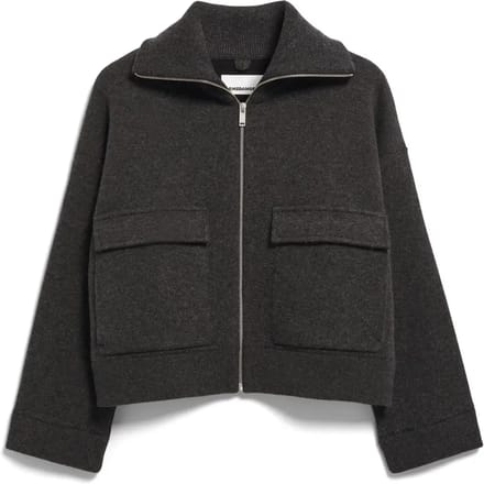 oversized bomberjack van katoenmix model 'COTTON-WOOL KNIT'