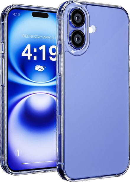 Hoesje geschikt voor iPhone 16 Plus hoes transparant shock proof