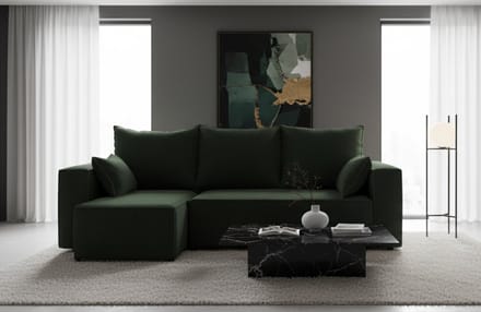 Luxe Uitschuifbare Slaapbank – 246x145 cm – Industrohome