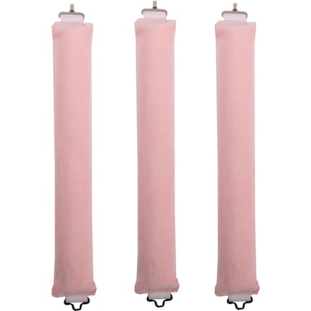 Lot de 3 bigoudis paresseux pour cheveux ondulés 0 rose
