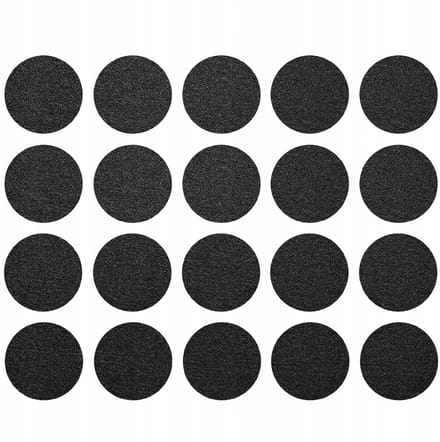 Techrebal - Filten Stoelpads - 3cm Rond - 20 stuks - Zelfklevend
