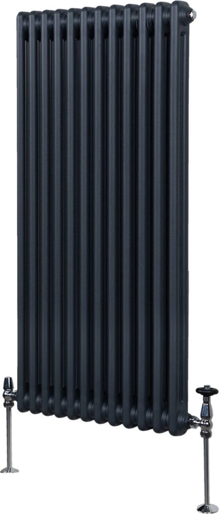 Traditionele 2-kolom radiator - antraciet - 1500x562 mm - ce ukca