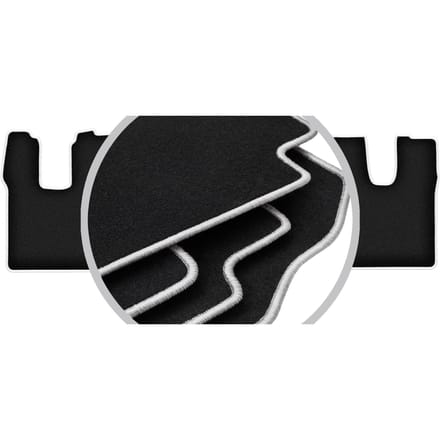 CARLUX-SILVER automatten voor: MAN TGL / TGM smal, slaapcabine 3-delig (2005-)