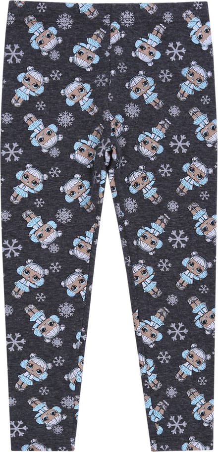 Donkergrijze geïsoleerde leggings - LOL surprise