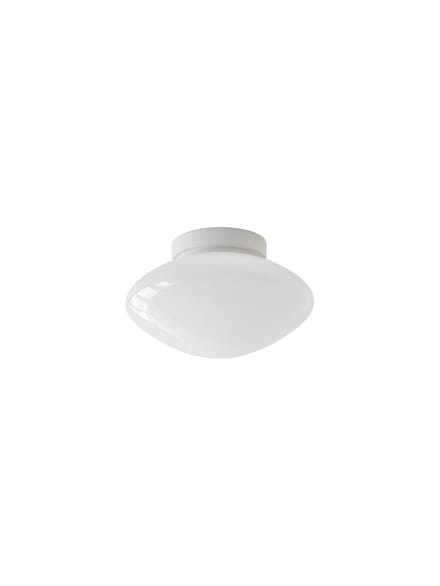 &Tradition Mist AP22 Wand-/ Plafondlamp Ø25 Wit/Opaalglas