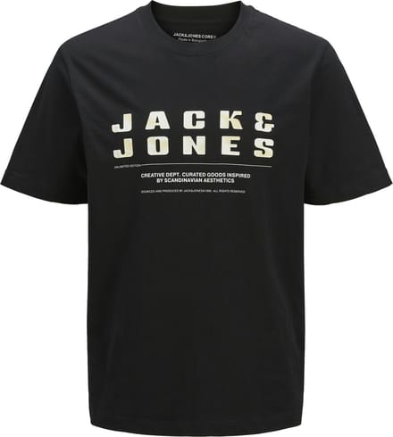 JACK&JONES - JCORECHARGE FRONT BRANDING TEE CRE JNR - Jongens - T-shirts