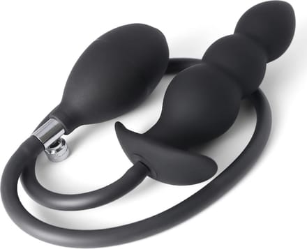 Buttplug - Buttplugs - Buttplug opblaasbaar - Prostaat Massage - Anaal plug - Zwart