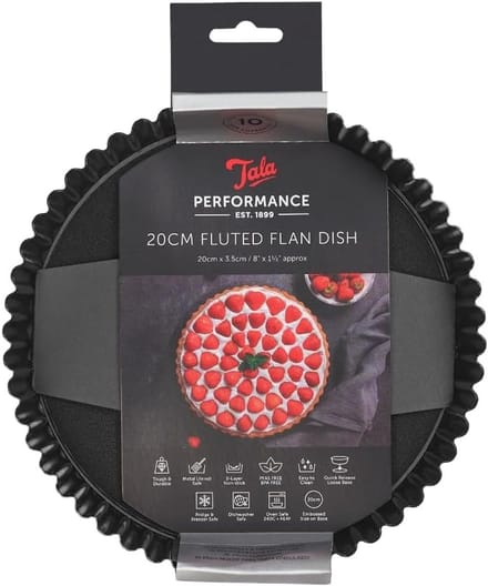 Tala Performance - Quichevorm met Losse Bodem - 20 cm - Ovenbestendig - Antiaanbaklaag - PFAS-vrij