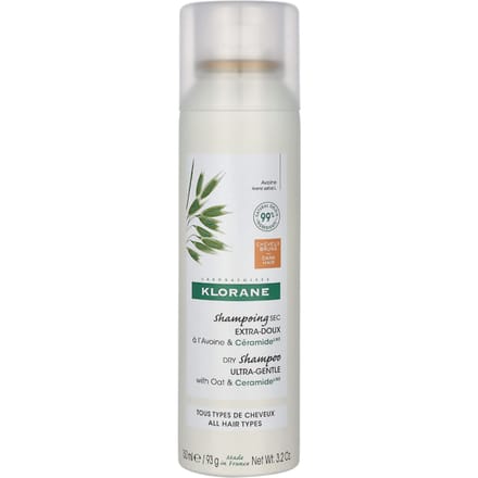 Klorane Haver & Ceramide LIKE Ultramilde Droogshampoo | Alle bruin haar 150 Shampoo