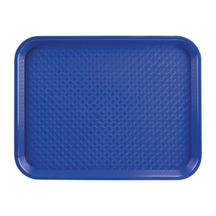 Olympia Kristallon polypropyleen dienblad blauw 34,5x26,5cm