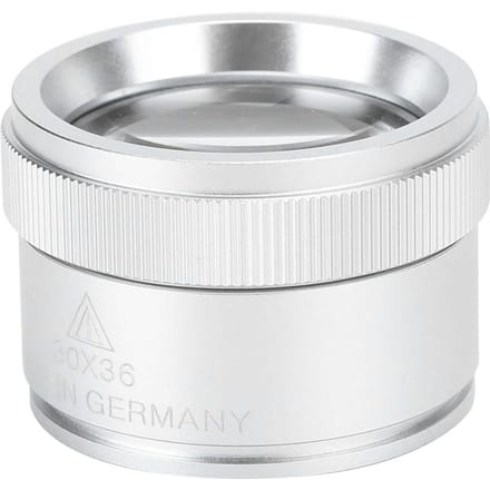 Loupe 30X Loupe portable à main pour identification de bijoux et de pièces de monnaieArgent argenté