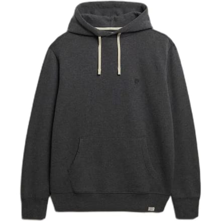 Superdry Monogram Geborduurde Hoodie Dark Grey Grootte: L