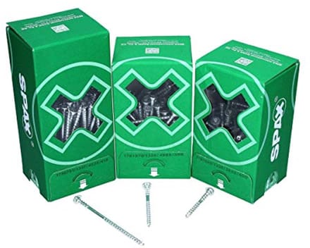 Verstelschroef 6 x 100 mm, platte kop, T-STAR plus T30, 100 stuks