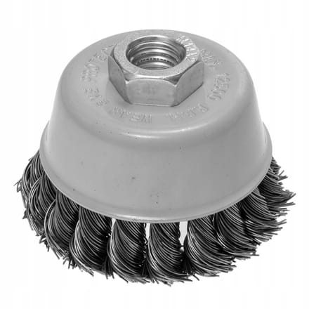 GRAPHITE Staal Draadborstel 70mm M14 - Voor Metalen Oppervlaktebewerking