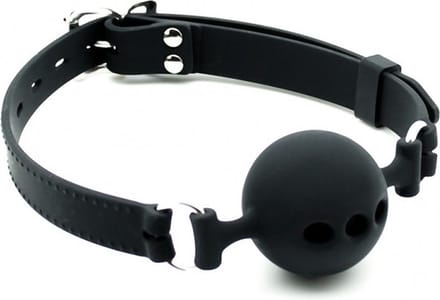 Bondage Play - mondknevel met siliconen ball gag