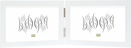 Deknudt Frames fotolijst S68FK1 H2H - wit - tweeluik - 2x 13x18 cm