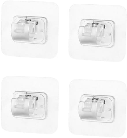 Zelfklevende houder voor gordijnroede 2-pack