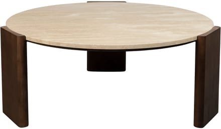 Dutchbone Valcour Salontafel Rond Bruin