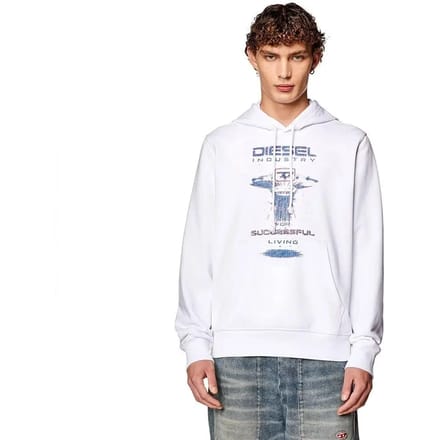 Diesel Ginn K36 Hoodie Wit S Man