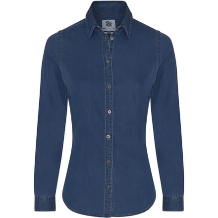 Dames denim shirt AWDis So denim Lucy