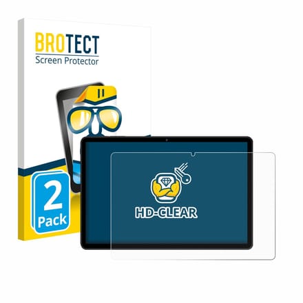 BROTECT - Screenprotector voor RUSHAR M90 11" - Folie Beschermfolie transparant 2 Stuks