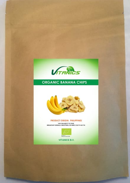 Biologische Bananenchips 200g