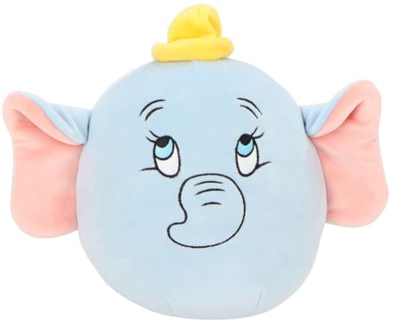 Disney Dumbo Squishy 22 cm - Knuffel - Zachte stof - Grijs