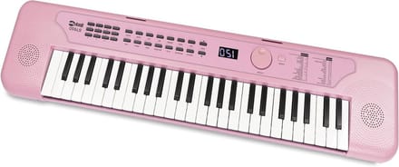 RockJam 49 toetsen USB piano baby roze