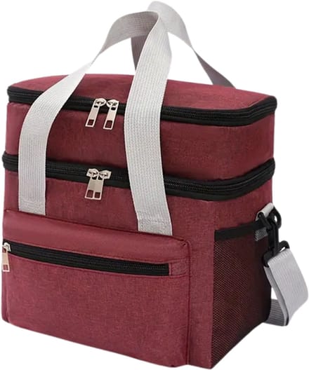 Nivard Koeltas - Koelbox - Koelelementen - Coolbox - Auto - Lunchtas - Strand - Bordeauxrood