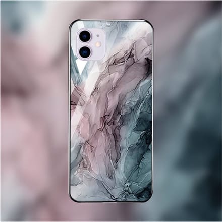 Shop4 - Xiaomi Redmi Note 11 Pro Hoesje - Harde Back Case Glass Marmer Warm Grijs