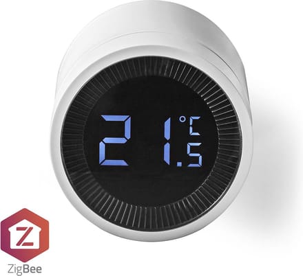 Nedis SmartLife Radiatorbediening - Zigbee 3.0 - Batterij Gevoed - LCD - Android / IOS