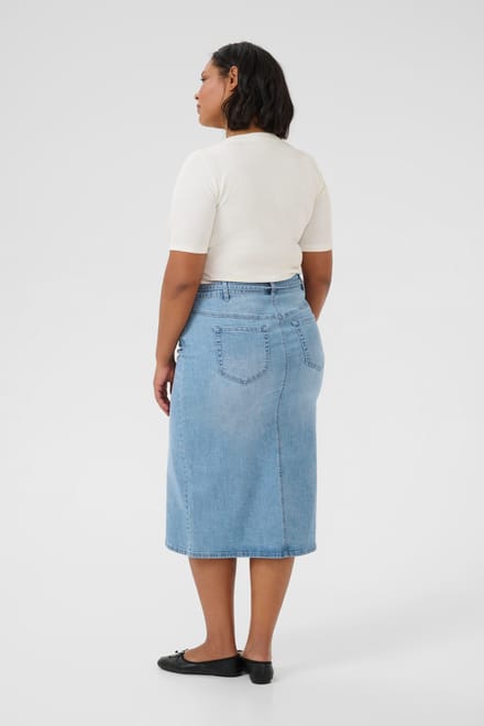 Denim rok Regular fit Light Blue Denim