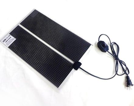 Warmtemat QH 14x15cm met dimmer en Aan/Uit schakelaar