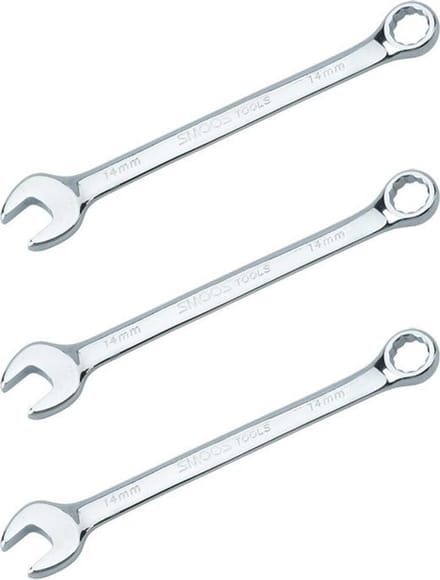 Datona® Ring-steeksleutel 14 mm - 3 stuks