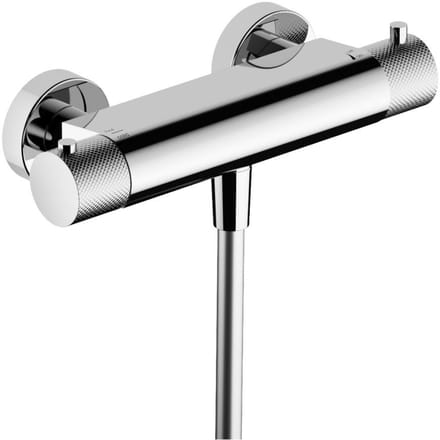 Hotbath Cobber X - Douchemengkraan Thermostatisch - met Doucheslang - met Onderaansluiting - Chroom