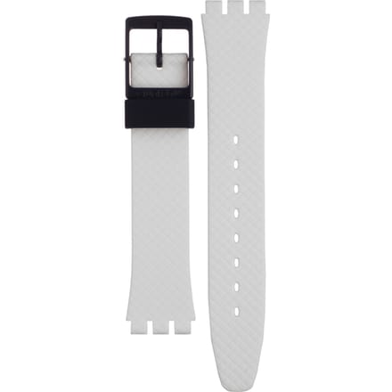 Swatch Plastic - Originals Medium (34mm) /Access/Solar/Musicall/Stop - G/SK/SL/SR/SS/SO28 AGN720 GN720 White Delight Horlogeband