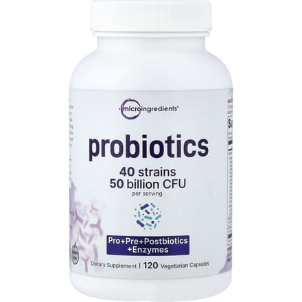 Micro Ingrediënten, Probiotica, 120 Plantaardige Capsules