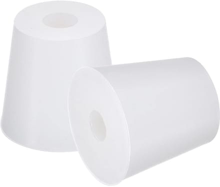2 Stuks Universele Siliconen Rubberen Stopper met Gat voor Afsluiting