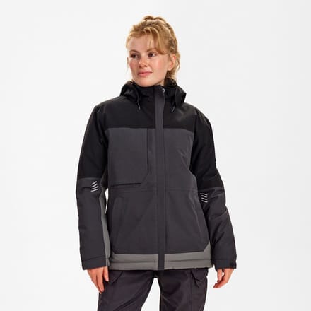 Engel Entire winterjack voor dames 1435-176 - Anthracite Grey / Black - L