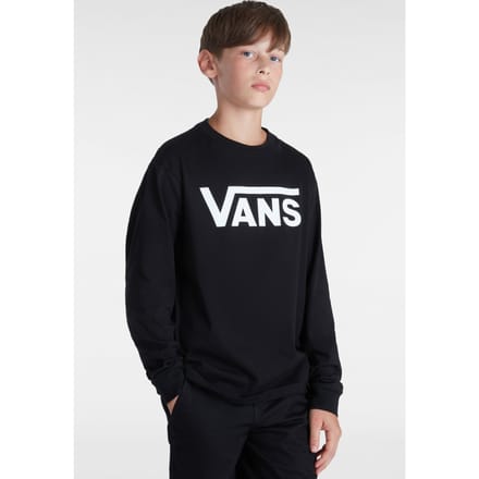 Vans Unisex Classic Longsleeve Black/white Größe: L | T-Shirts Outlet | Unisex | Schwarz