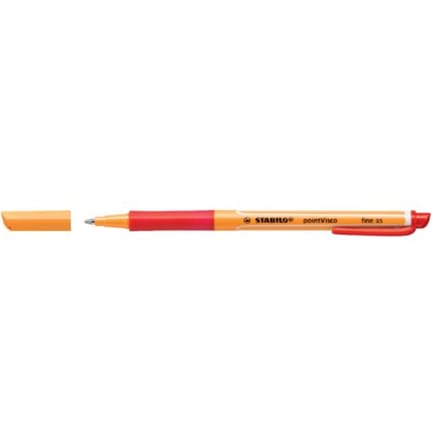 Rollerpen stabilo pointvisco 1099/40 fijn rood