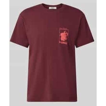 T-shirt met motiefprint en ronde hals