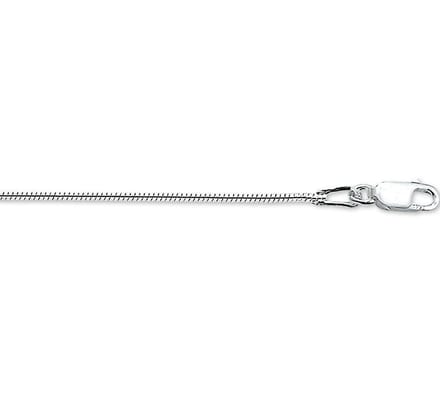 YO&NO - Ketting - Zilver - Slang rond -  1,2 mm -  41 + 4 cm - Zilver 925