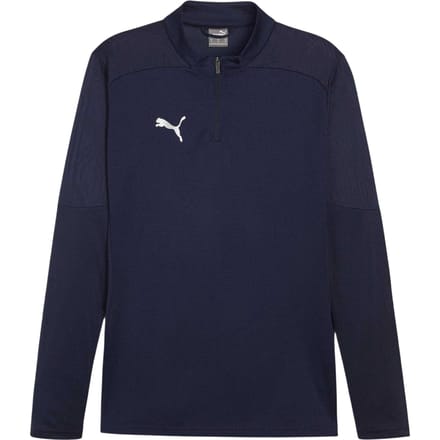 Puma Heren Team Final trainingsfleece met kwartritssluiting (Marine)