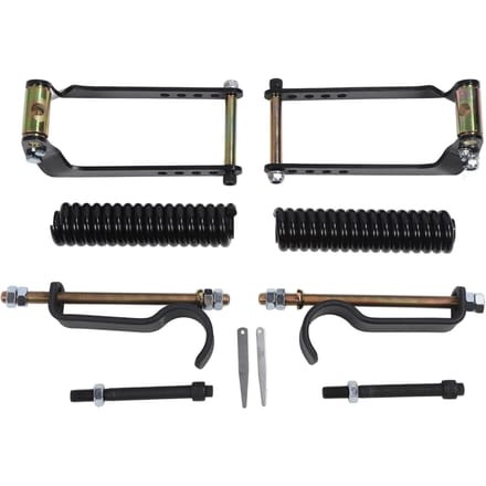 Heavy Duty Achterbladveerophanging 4611 HD Metaal Verbeterde Stabiliteit Bladveerophanging black