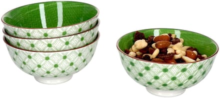 Set van 4 kommen 12cm Lime Rio - Ritzenhoff 744781