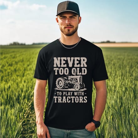 AGRIFANS® Play With Tractors - Heren T-shirt - S