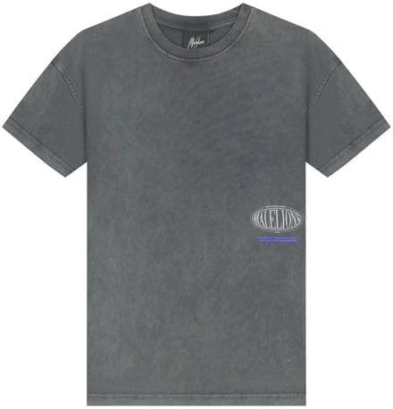 Malelions - Junior Relaxed White Heron T-Shirt - Acid Wash - Maat 128